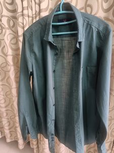 Allen solly casual shirt, size-40,slim, solid, cut