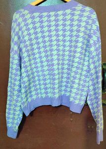 Houndstooth Cardigan