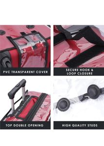 Clear suitcase protective waterproof cover