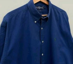 Ralph Lauren Blue Button-Down Shirt