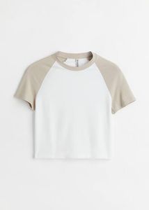 H&M white crop top🧚🏼‍♀️