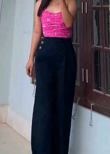 Wide Leg Black Pants