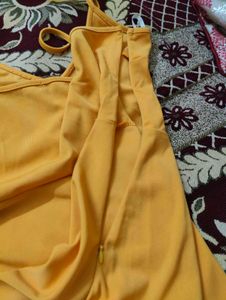 Mustard Sleeveless Dress