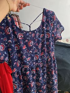 Floral Print Mini Dress