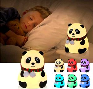 Silicone Panda Touch Lamp