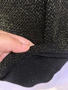 Sparkly Black Long Sleeve Top