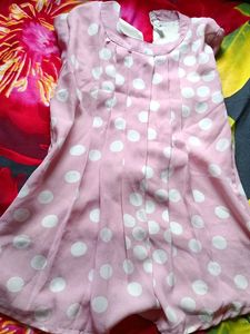 Pink Polka Dot Dress