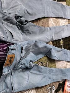 Totally Used Jeans Branded Colour Faded Siz M