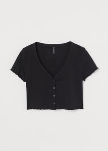 Black Crop Top