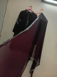 Handwork Peplum set with Dupatta
