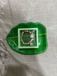 New Multicolour Marble Beads Bracelet Watch