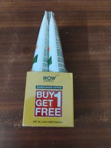 Wow Sunscreen Gel Aloe + Glutathione Spf35