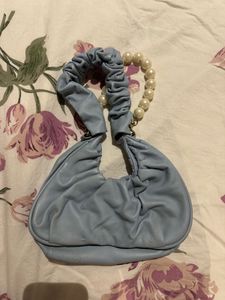 Chic Blue Handbag