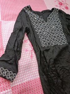 Elegant Black Kurta