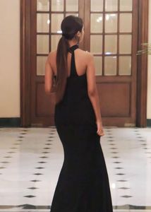 Elegant Black Maxi Gown