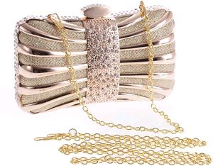 Golden Wedding Hand Clutches For Women