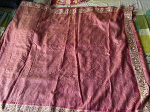 Pink Embroidered Saree