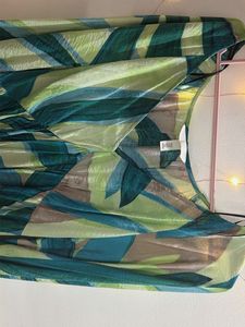 Abstract Print Long Sleeve Top