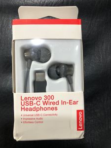 Lenovo 300 USB-C Wired In-Ear Headphones