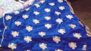 Blue Embellished Lehenga Choli
