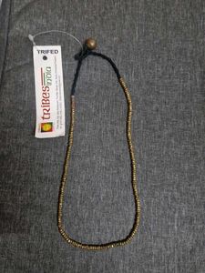 Golden Beaded Tribal Beads Necklace