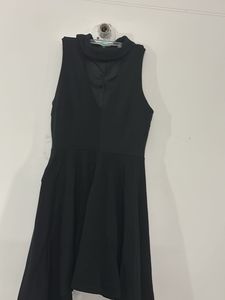 SEXY BLACK SKATER DRESS