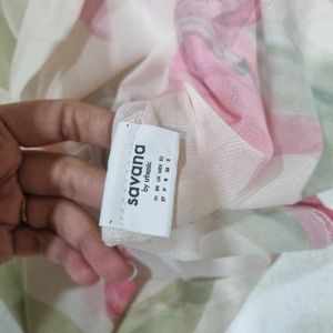 Floral Beach cover up skirt (free size)