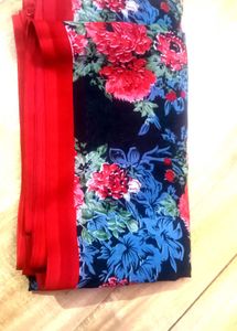 Floral Print Saree