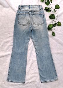 H&amp;M Ripped Bootcut Jeans