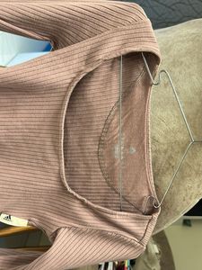 Deep neck crop top