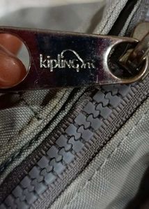 Kipling Checked Tote Bag