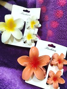 Flower Hair Clips