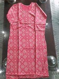 TOTALLY NEW  PRINTED PINK COLOR KURTA FOR WOMEN