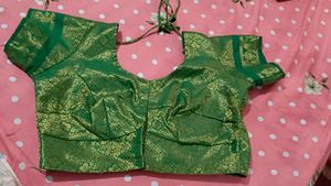 Green Brocade Blowse