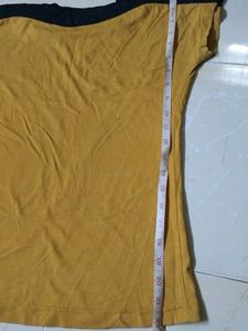 Mustard Yellow Casual Tshirt