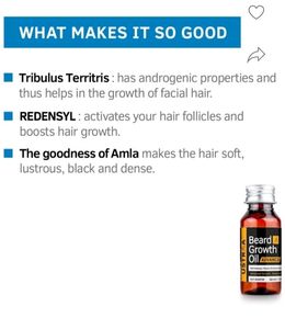 Ustraa Beard Oil With Dht Booster Nourishes And Helps To Grow Amazing Beard🧔‍♂️