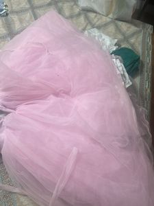 Pink Flower Girl Gown
