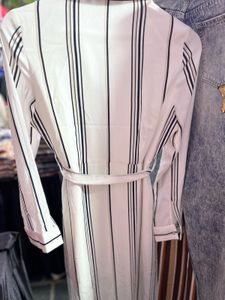 Westside Striped Shirt Dress