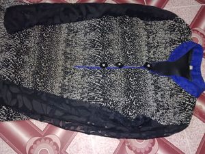 Full Sleeves Black Kurti