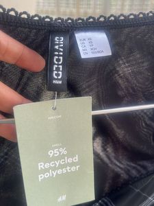 H&amp;M New Cute Plaid Mini Dress XS size