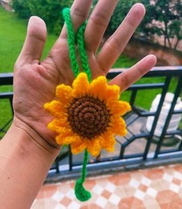 Sunflower Bag Charm