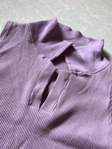 Lavender Crop Top