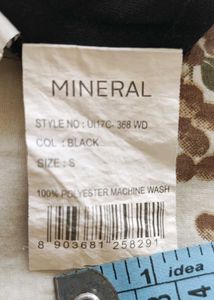 MINERAL Black Dress (Bust 34)