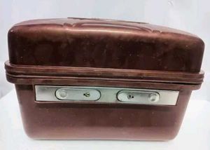 Vintage Brown Makeup Box