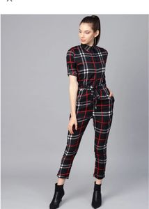 Checkered jumpsuit