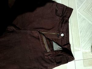 Combo Of Wide Leg Black Jeans And Top
