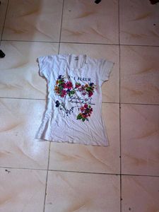 Floral Print Tee