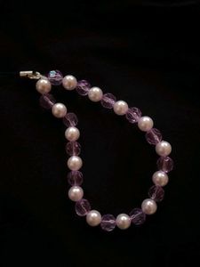 Pearl &amp; Crystal Phone Charm