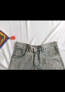 Zara Straight Fit Grey Denim