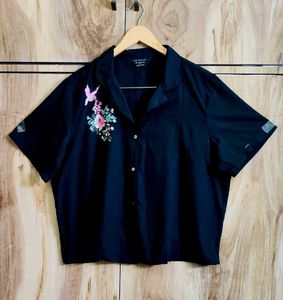 Black  Shirt Size-46